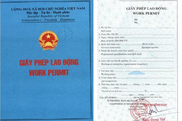 Thủ tục xin cấp lại giấy phép lao động khi thay đổi quốc tịch
