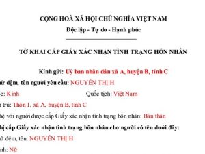 Dịch vụ xác nhận tình trạng hôn nhân trọn gói giá rẻ năm 2022 tại Bình Dương