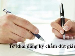 Mẫu đơn đăng ký chấm dứt giám hộ