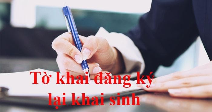 Mẫu đơn đăng ký lại khai sinh