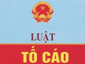 Luật Tố cáo 2018 số 25/2018/QH14