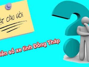 Biển số xe tỉnh Đồng Tháp