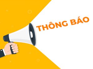 Mẫu văn bản thông báo của công ty mới nhất