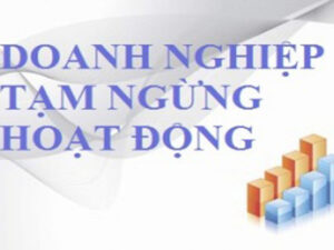 Thủ tục tạm ngừng kinh doanh