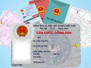 Căn cước công dân gắn chip tích hợp những giấy to nào