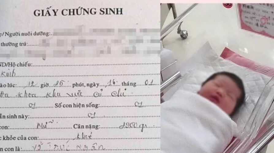 Làm giấy chứng sinh cho con cần những điều kiện gì ?