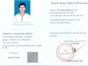 Hướng dẫn tra cứu chứng chỉ hành nghề xây dựng hạng 1