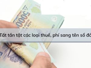 Chi phí sang tên sổ đỏ là bao nhiêu theo quy định?