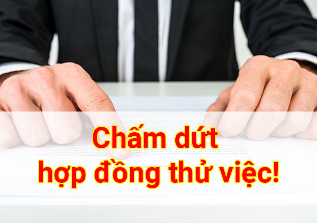 Mẫu thông báo hết thời gian thử việc mới năm 2023